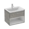 Ideal Standard Connect Air - Wastafelonderkast 600x440x517 Mm, Decor Eiken Grijs/wit Mat E0826PS