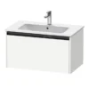 Duravit Ketho.2 - Wastafelkast 440x810x480 Mm, 1 Lade, Mat Wit K25063018180000