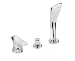 Kludi Amba - Badrandkraan, 3-gats, Chroom 534480575