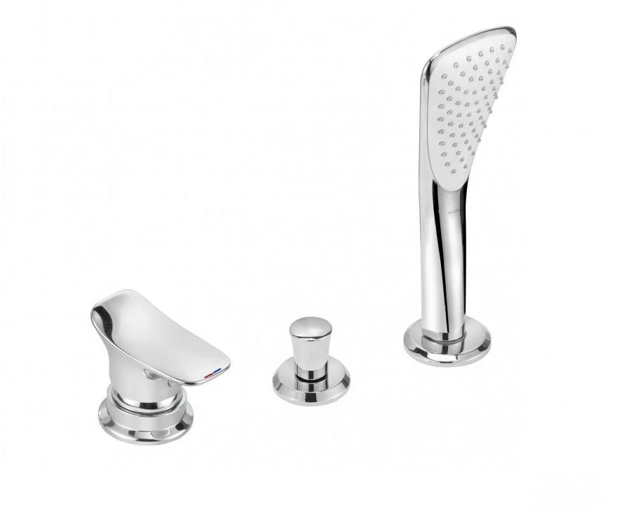 Kludi Amba - Badrandkraan, 3-gats, Chroom 534480575