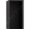 Hansgrohe XtraStoris Individual - Inbouwnis Met Designlijst, 300x150x100 Mm, Mat Zwart/geborsteld Zwart Chroom 56095340