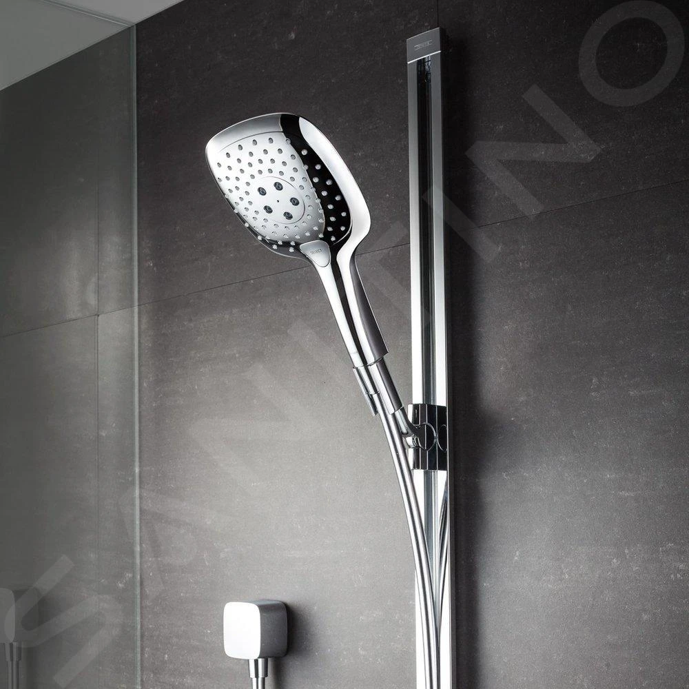 Hansgrohe PuraVida - Handdouche 150 Air 3jet EcoSmart 9l/min, Wit/chroom 28567000 - Afbeelding 3
