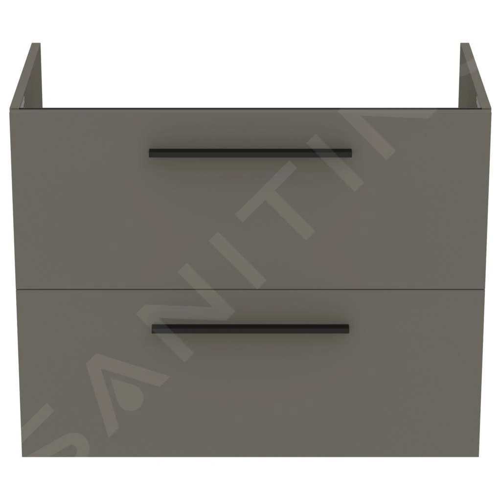 Ideal Standard I.Life A - Wastafelonderkast, 800x440x630 Mm, 2 Laden, Mat Kwartsgrijs T5256NG - Afbeelding 3