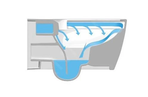 Duravit D-Code - Wandcloset, Rimless, Alpine Wit 25700900002 - Afbeelding 4