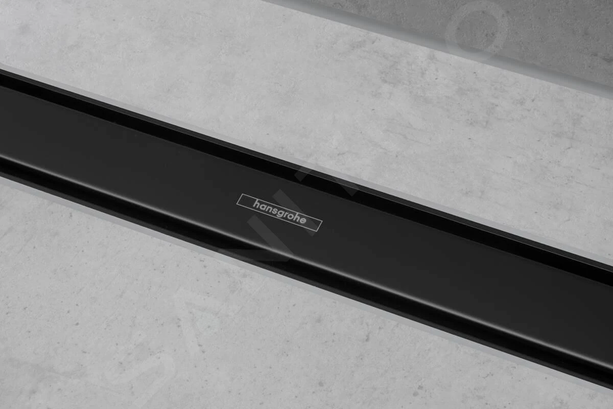 Hansgrohe RainDrain Match - Douchegoot Met Rvs Rooster 1200, In Hoogte Verstelbaar Frame, Mat Zwart 56042670 - Afbeelding 3