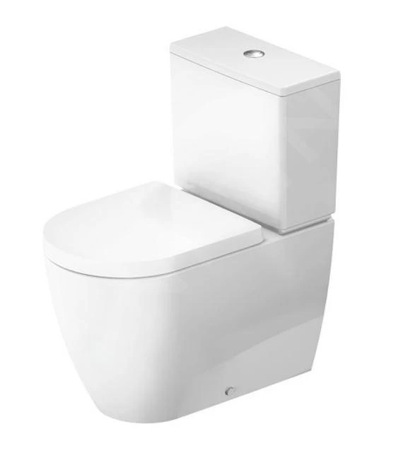 Duravit ME By Starck - Duoblokpot, Vario Afvoer, Rimless, HygieneGlaze, Wit 2005092000