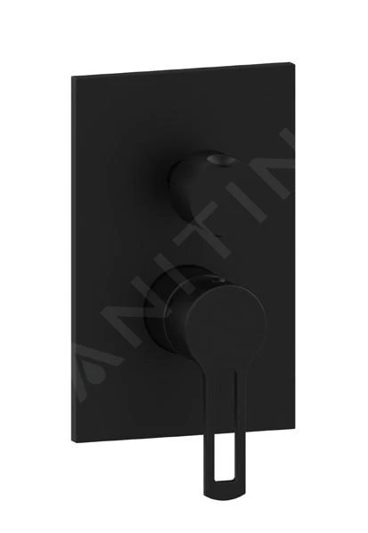 Paffoni Ringo - Inbouw Douchekraan Met Inbouwdeel, 2 Functies, Mat Zwart RIN018NO/M