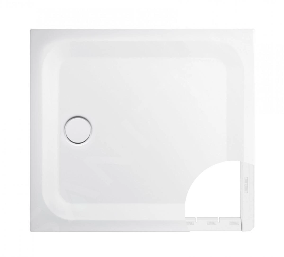 Bette Ultra - Douchebak 1000x1000 Mm, Met Ondersteuning, BetteGlaze Plus, Wit 5940-000PLUS,T1 - Afbeelding 3