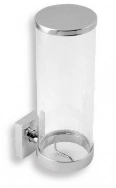 Novaservis Metalia 12 - Wattenschijfje Houder, Glas/chroom 0272,0