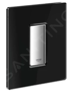 Grohe Skate Cosmo - Bedieningsplaat, Chroom/glas Velvet Black, Zwart 38846KS0