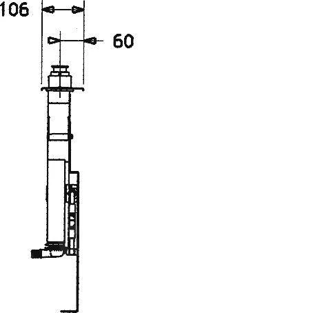 Hansa Toebehoren - Basisgarnituur Voor Badkraan, Chroom 53060300 - Afbeelding 3