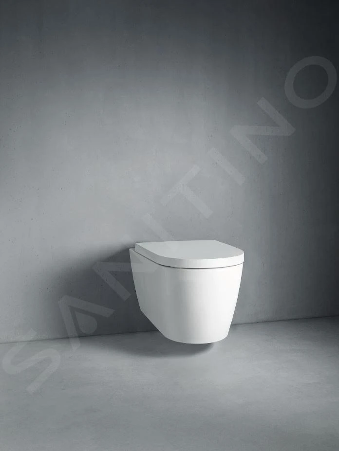 Duravit ME By Starck - Wandcloset, Rimless, Alpine Wit 2530090000 - Afbeelding 8