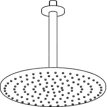 Hansa Viva - Hoofddouche, Diameter 300 Mm, Chroom 44270300 - Afbeelding 3