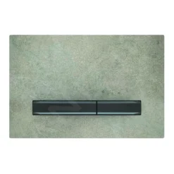 Geberit Sigma50 - Bedieningsplaat, Dual Flush Spoeling, Beton/zwart Chroom 115.671.JV.2