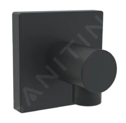 Hansa Toebehoren - Muuraansluitbocht, Mat Zwart 5118017033