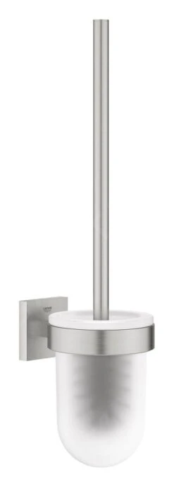 Grohe QuickFix Start Cube - Wandgemonteerde Toiletborstel Met Houder, Glas/supersteel 40977DC0