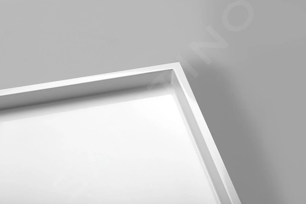 Polysan Douchebakken - Douchebak Mirai 1000x800 Mm, Rechts, Gegoten Marmer, Wit 73170 - Afbeelding 3