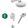 Hansgrohe Vernis Blend - Doucheset 200 Met Inbouwkraan, Chroom 27911000