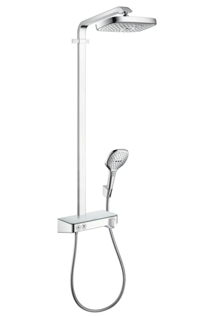Hansgrohe Raindance Select E - Showerpipe 300 Doucheset Met Thermostaat, 2jet, EcoSmart 9l/min, Chroom 27283000
