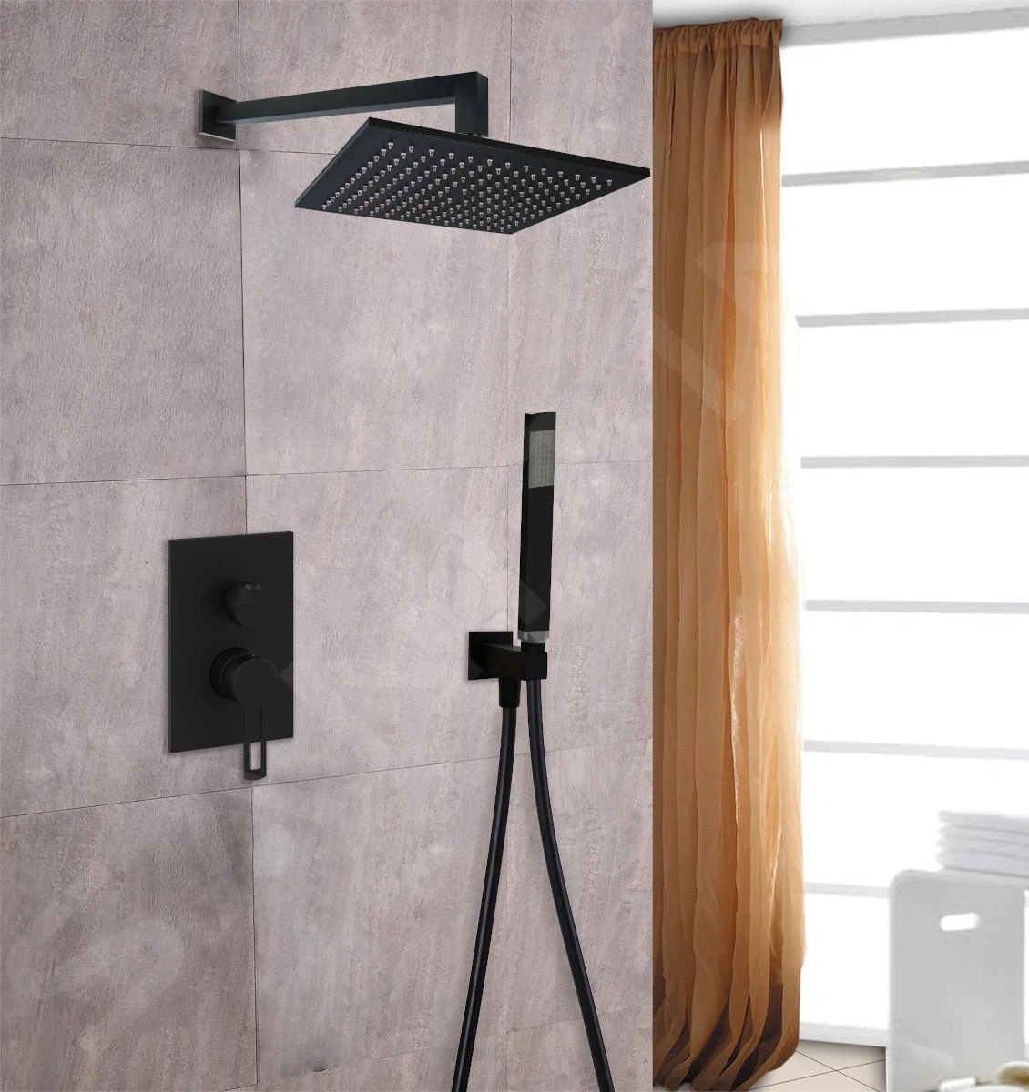 Paffoni Ringo - Inbouw Douchekraan Met Inbouwdeel, 2 Functies, Mat Zwart RIN018NO/M - Afbeelding 4