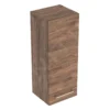 Geberit Selnova Square - Spiegelkast 850x330x297 Mm, 1 Deur, Hickorynoot 501.278.00.1