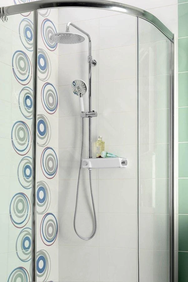 Sapho Douches - Liam 210 Doucheset Met Thermostaat, 3jet, Chroom LP139 - Afbeelding 4