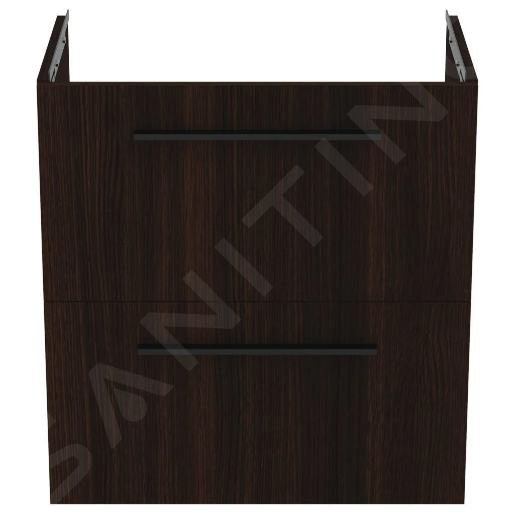 Ideal Standard I.Life S - Wastafelonderkast, 600x375x630 Mm, 2 Laden, Coffee Eiken T5293NW - Afbeelding 3