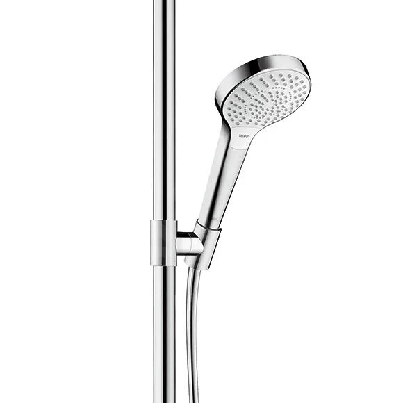 Hansgrohe Croma Select S - Doucheset SemiPipe Multi Met Thermostaat, Wit/chroom 27247400 - Afbeelding 5