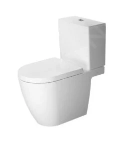 Duravit ME By Starck - Duoblokpot, Afvoer Achter Onder, Met HygieneGlaze, Alpine Wit 2172092000