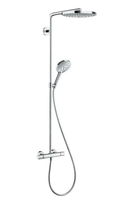 Hansgrohe Raindance Select S - 240 2jet Showerpipe, Wit/chroom 27129400
