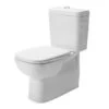 Duravit D-Code - Duoblokpot, Vario Afvoer, Met HygieneGlaze, Alpine Wit 21180920002