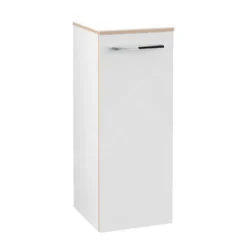 Villeroy & Boch Avento - Badkamer Zijkast, 350x890x373 Mm, 1 Deur, Crystal White A89500B4