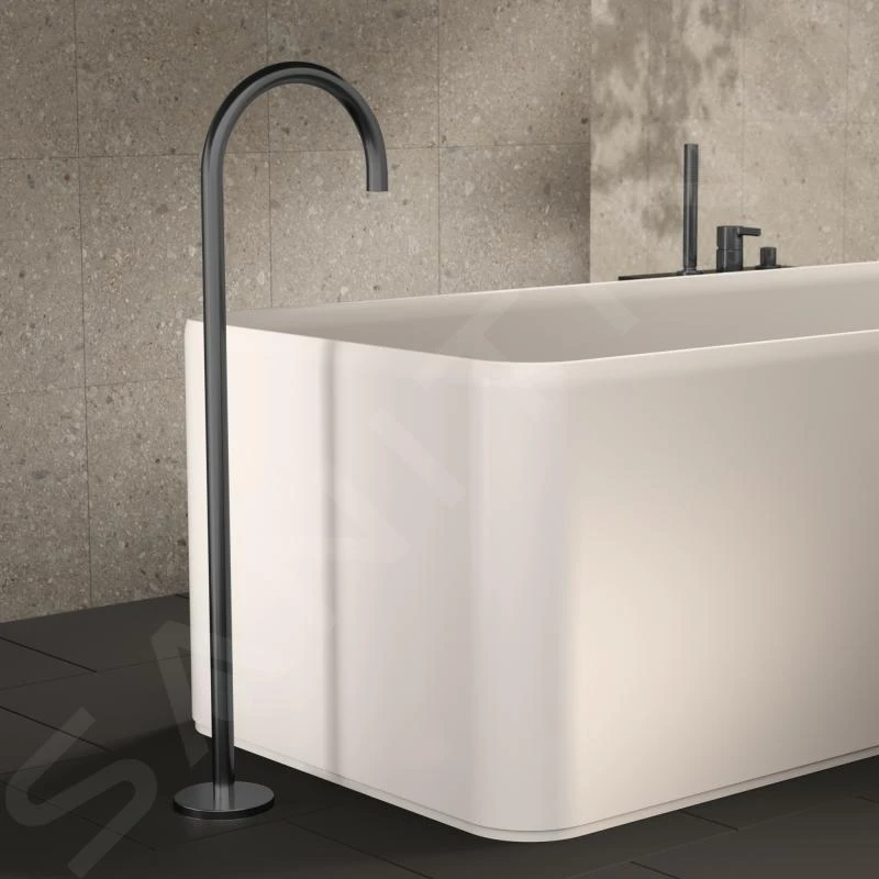 Ideal Standard Joy - Vrijstaande Baduitloop Met Inbouwdeel, Magnetic Grey A7387A5 - Afbeelding 3