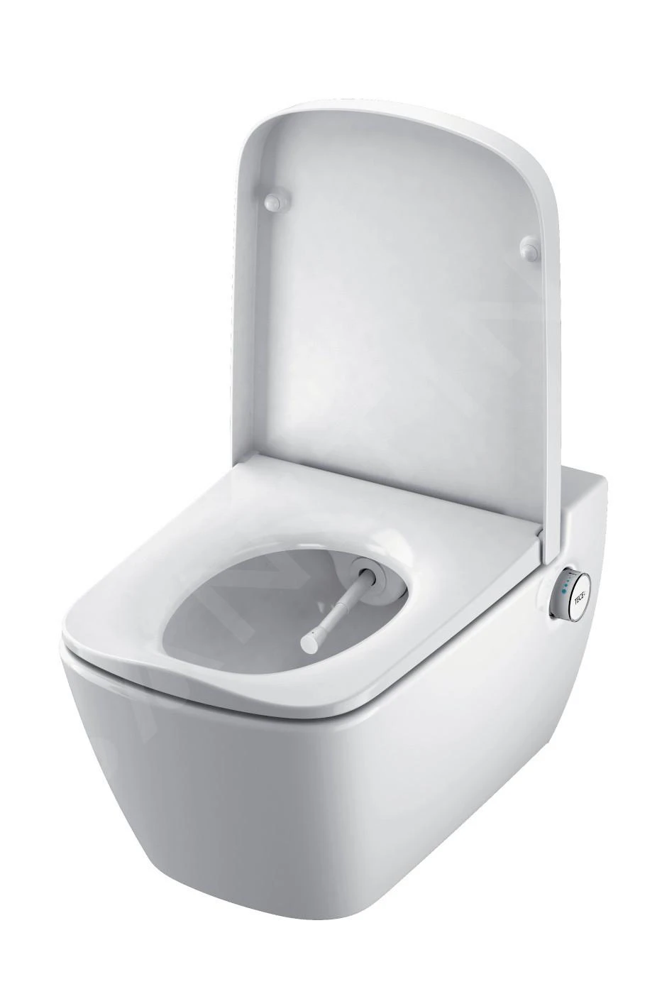 Geberit Duofix - Inbouwreservoir Voor Hangend Toilet Met SIGMA50 Bedieningsknop, Alpine Wit + Tece One - Hangend Douche-wc En Wc-bril, Rimless, SoftClose 111.355.00.5 NT8 - Afbeelding 6