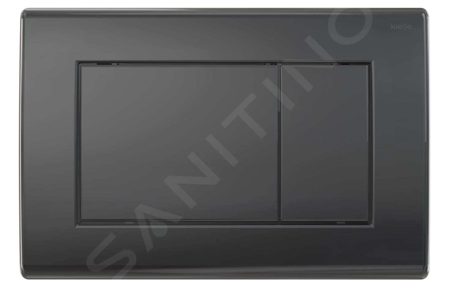 Kielle Genesis - Voorwand Montageset, Subway Toilet En Softclose Toiletbril, CeramicPlus, Gemini III Bedieningspaneel, Mat Zwart SANI11AK5104 - Afbeelding 5