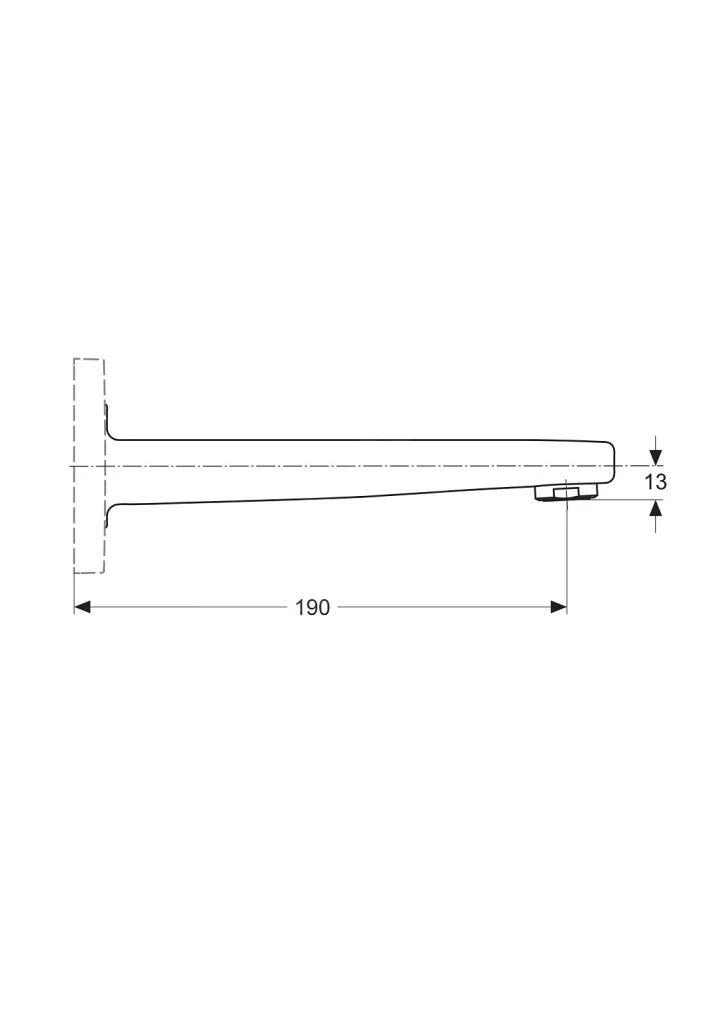 Ideal Standard Archimodule - Baduitloop, Chroom A1513AA - Afbeelding 2