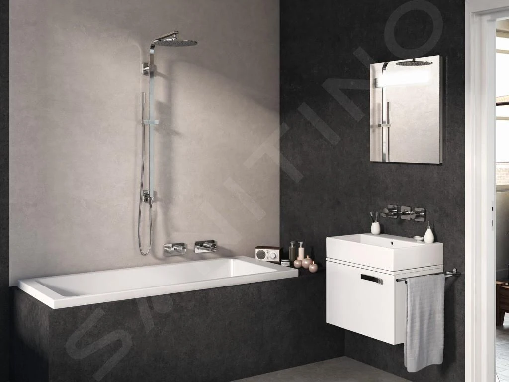 Ideal Standard Archimodule - Afdekrozet 2-gats SOFT 83 X 166 Mm, Chroom A1541AA - Afbeelding 3