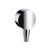 Hansgrohe Fixfit - Muuraansluitbocht S Met Terugslagklep, Chroom 26453000