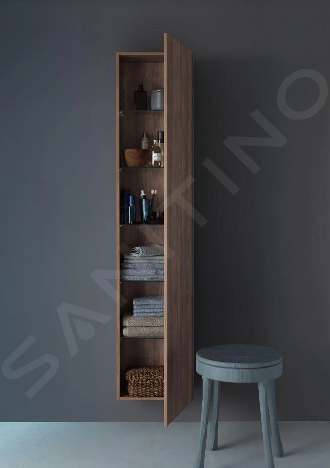 Duravit DuraStyle - Hoge Kast 1800x400x240 Mm, Rechts, Glanzend Wit DS1228R2222 - Afbeelding 3