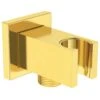Ideal Standard Idealrain Atelier - Wandaansluitbocht Met Houder, Brushed Gold BC771A2