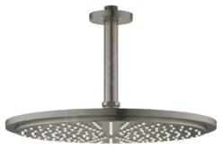 Grohe Rainshower Cosmopolitan - Hoofddouche 310, Douchearm 142 Mm, 1jet, Geborsteld Grafiet Donker 26067AL0