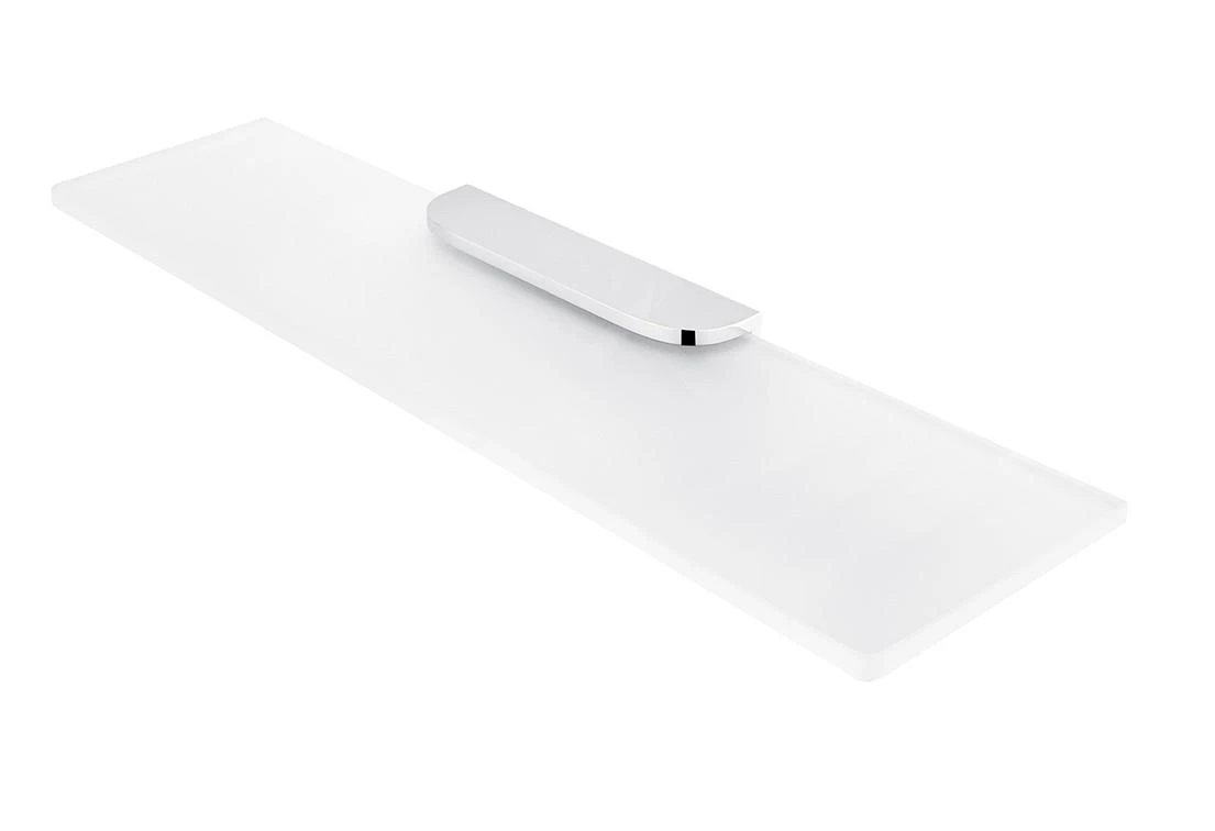 Nimco Nikau - Plank, Lengte 600 Mm, Mat Glas/chroom NK 30091B-60-26