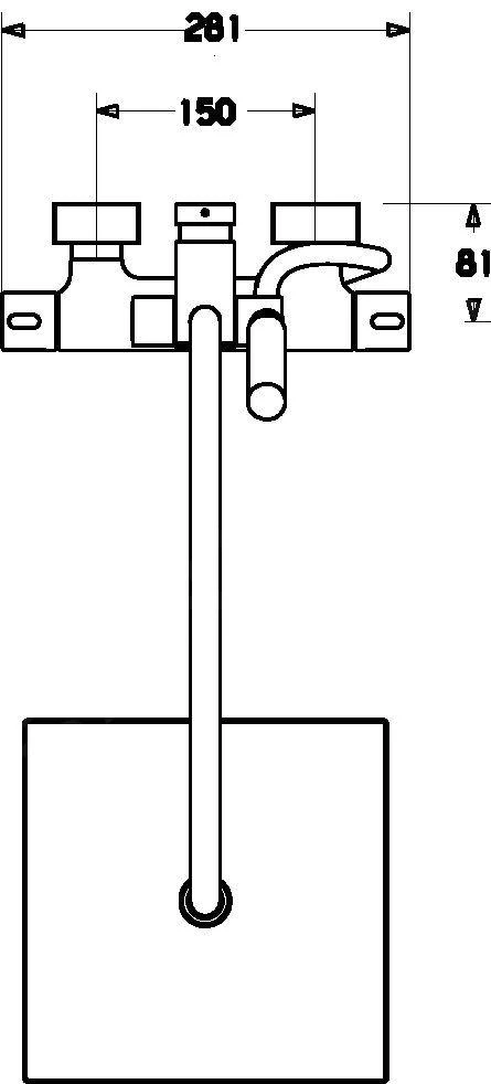 Hansa Prisma - Doucheset Met Thermostaatkraan, Chroom 58099113 - Afbeelding 3