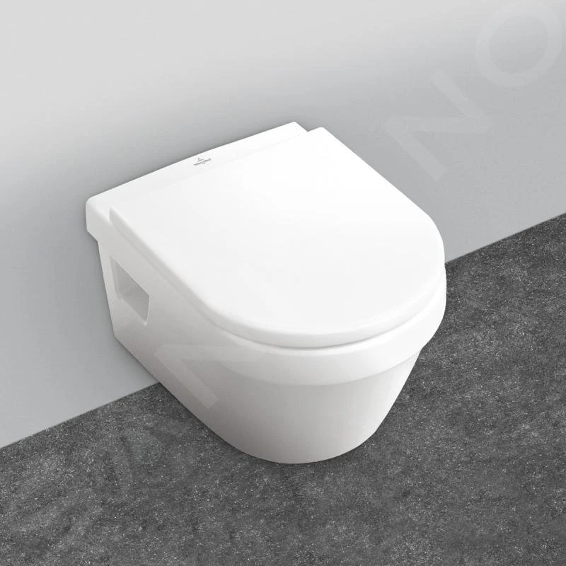 Geberit Kombifix - Set Voorwandinstallatie, Toilet En Zitting Villeroy & Boch, Bedieningspaneel Sigma20, DirectFlush, SoftClose, CeramicPlus, Wit/chroom 110.302.00.5 NB4 - Afbeelding 4