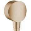 Hansgrohe Fixfit - Wandaansluitbocht S Met Terugslagklep, Geborsteld Brons 26453140