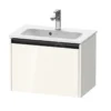 Duravit Ketho.2 - Wastafelkast 440x610x390 Mm, 1 Lade, Glanzend Wit K25055022220000