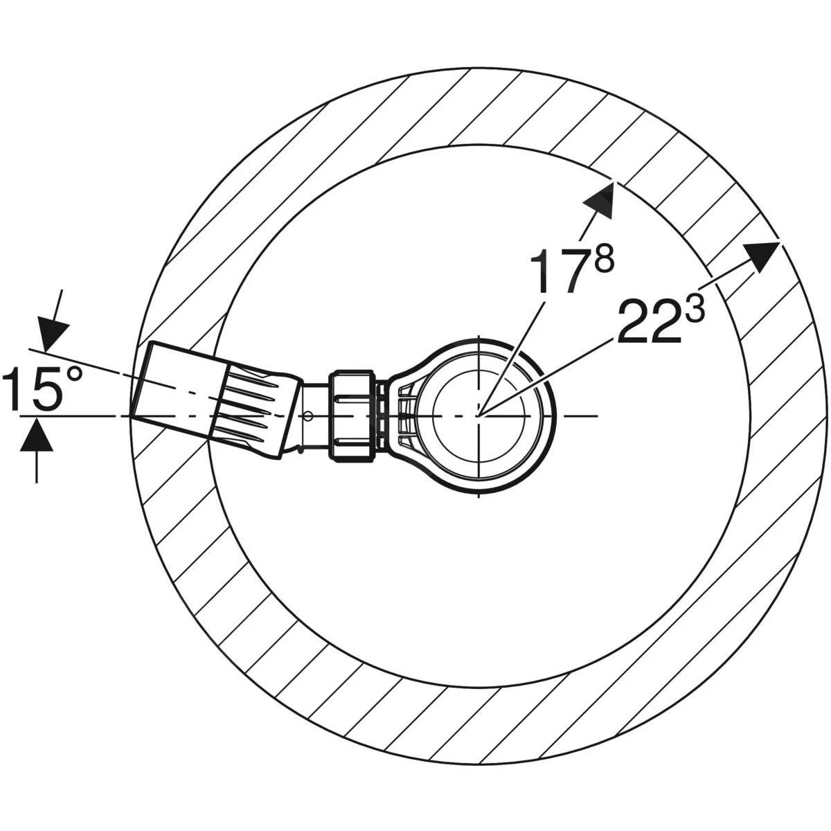 Geberit Toebehoren - Douchesifon, Afvoer 52 Mm 150.680.00.1 - Afbeelding 3