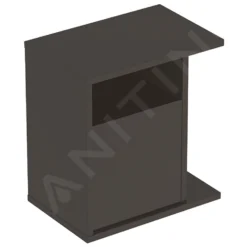 Geberit ICon - Fontein Onderbouw Zijkast 370x400x273 Mm, Lava Look 841238000