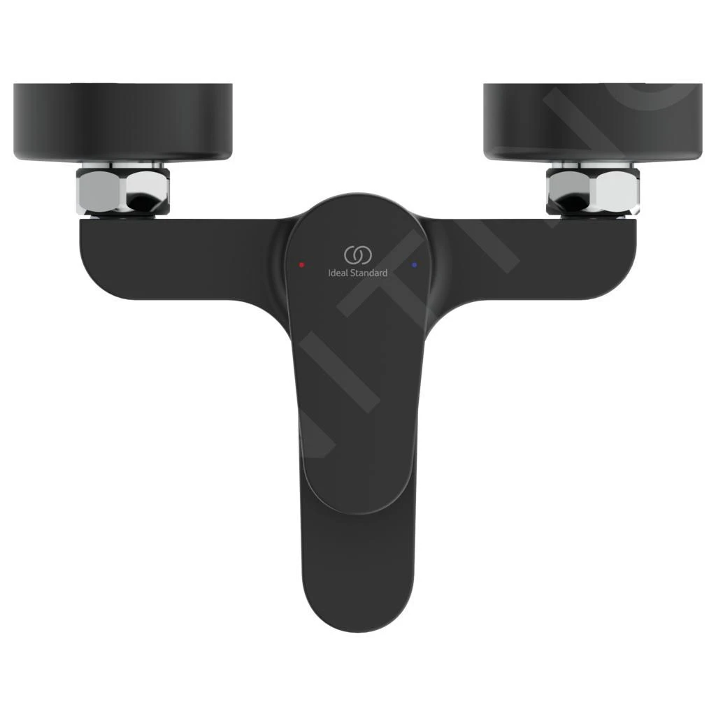 Ideal Standard Cerafine O - Opbouw Badkraan, Mat Zwart/chroom BC500U4 - Afbeelding 4