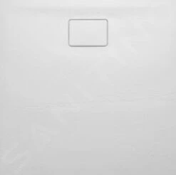 Sapho Acora - Douchebak 900x900 Mm, Gegoten Marmer, Decor Witsteen AC002